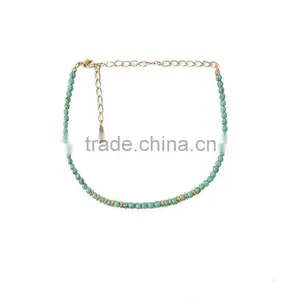 DC03-18 2016 Hot Fashion Rope Necklace Natural Stone Bead Necklace thumbnail-1