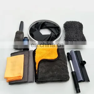 Car Wash Suit Combination Car Wash 10 Piece Set Home Car Wash Supplies Cleaning Kit thumbnail-1