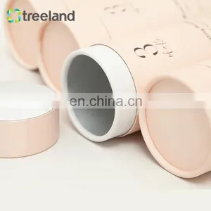 Eco Friendly Recyclable Rose Dusting Powder Use Paper Tube Packaging With Rolled Edges thumbnail-4