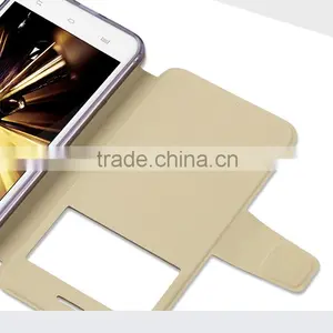 MOFi Original Leather Dot View Case for Vivo X6, Mobile Phone Flip Cover Housing for Vivo X6 thumbnail-3
