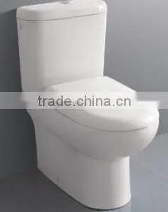 New Arrival Europe Two Piece Bathroom Toilet Washdown Flush ZZ-01 thumbnail-5