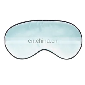 Factory Direct Sale Luxury 100% Silk Eyes Mask For Travel Eye Pouch Sleeping Eyemask With Custom Logo thumbnail-1