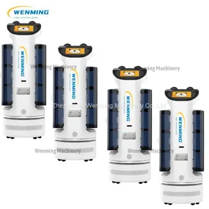 Food Delivery Robot Service Robot In Restaurant Waiter Robot Waiter For Restaurant Intelligent Robot thumbnail-5