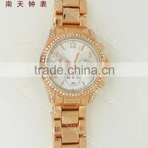 Fashion Luxury Alloy Watch With Stones on Case thumbnail-1