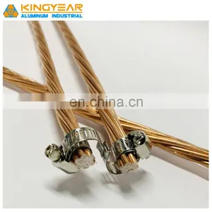 CCS Copper Clad Steel Wire Strand Conductor ASTM B228 for High Frequency Coaxial Cables thumbnail-2