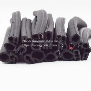 EPDM Black Door and Window Extrusion Rubber Protective Seal Strip for Car/automobile thumbnail-2