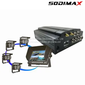 4G Video Vehicle DVR Recorder Free Player 4CH Realtime GPS Tracking Basic Model Mobile DVR thumbnail-3