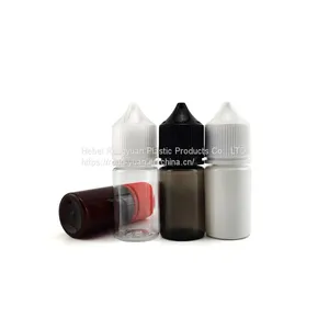 Plastic Pet 05 Transparent E-Liquid E-Juice Mechanical Dropper Packaging Bottle With Screw Cap thumbnail-2