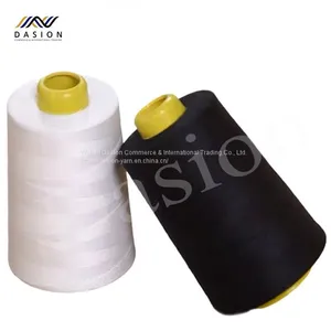 Polyester Sewing Thread With 402 in White Black Color thumbnail-1