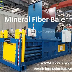 Mineral Fiber Baler, Mineral Fiber Baling Press Machine – SINOBALER thumbnail-1