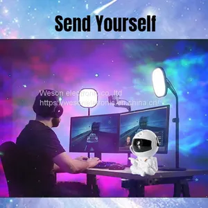 Galaxy Star Projector LED Night Light Starry Sky Astronaut Porjectors Lamp For Decoration Bedroom Home Decorative Children Gifts thumbnail-3
