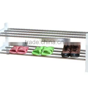 Hua-Yao Hot Selling Wooden and Metal 2 Tiers Shoe Racks thumbnail-1
