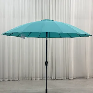 Factory Price Wholesale Outdoor 10FT Umbrella With Tilt And Crank Waterproof And Sunshade thumbnail-1