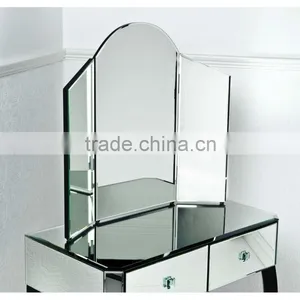 2-6mm Aluminum Coated Mirror Glass/bathroom Mirror Curved Glass thumbnail-1
