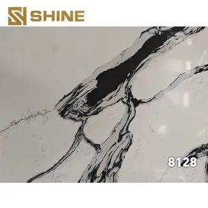 Modern Artificial Polished Kitchen Countertop Quartz Top thumbnail-2