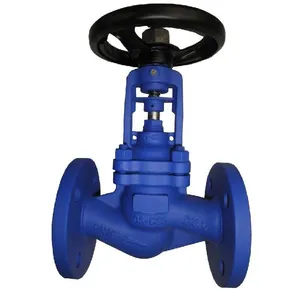 ANSI DIN Bellow Sealed Globe Valve Cast Steel Ductile Iron WCB Stainless Steel High-Temperature Systems Leak Prevention thumbnail-6