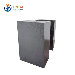 Refractory Bricks Mgo Magnesia Carbon Brick Magnesite Magnesium Carbon EAF BOF Converter/Ladle MgO C Brick thumbnail-1