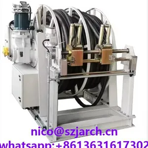 Large Power Cable Reel Equipment ADJD-125/1-100-35 Used for Charging Big Vessel thumbnail-1