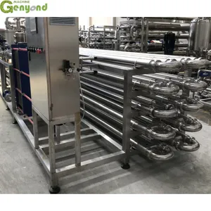Genyond Automatic Tunnel Tube Pipe Juice Tubular Uht Sterilizer With PLC thumbnail-5