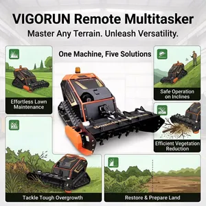 Vigorun MTSK1000 Remote Lawn Mower Euro 5/EPA Self-Locking Worm Gear Forstmulcher for Farm & Agriculture thumbnail-1