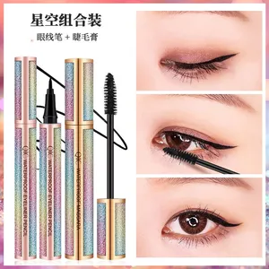 QIC Viral 4D Starry Sky Mascara & Eyeliner Set – Volumizing, Waterproof, Smudge-Proof – Wholesale Makeup thumbnail-2