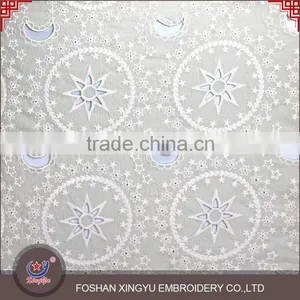 Latest Design Customized Moon and Star Pattern Micro Fiber Polyester Cotton Fabric thumbnail-1