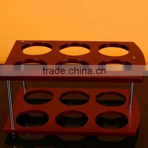 Wooden Wine Rack, Wine Bottle Display Shelf, Wholesale Red Wine Rack thumbnail-2