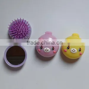 Comb With Mirror 2 in 1 Comb Set,plastic Comb In Mini Pocket Size, Ideal for Traveling Use Portable Hair Plastic Comb thumbnail-5
