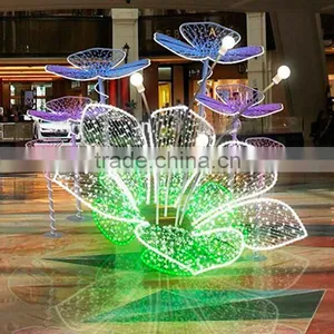 Shopping Mall Atrium 3D Motif Light Flower thumbnail-1