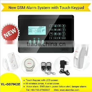 Touch Screen Panel de Alarma Antirrobo Sistema 007M2E Rcm thumbnail-1