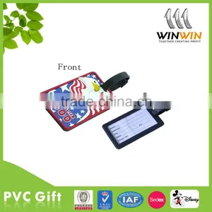 China Customized Bulk Cheap PVC Luggage Tag thumbnail-2