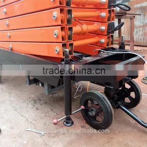 1.35~14m, 0.3 Ton Hydraulic Small Air Motorcycle Mobile Scissor Lift Table With Roller SJY0.3-14 thumbnail-5