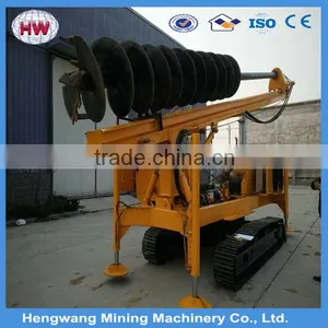 HW Produce Crawler-type Long Spiral Photovoltaic Pile Driver for Sale thumbnail-6