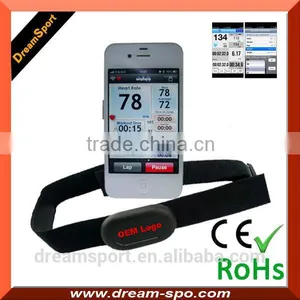 Smart Phone Accessories Heart Rate Monitor Bluetooth 4.0 Chest Strap Pulse Device Apps Ready thumbnail-1