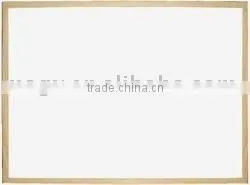 Single Wood Framed Magnetic Whiteboard thumbnail-1