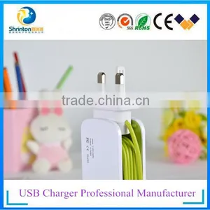 Top Selling Travel Charger Output 5V 6A Support AUS,UK,EU,US,different AC Cord thumbnail-1