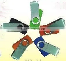 Promotional Wholesale Swivel USB Flash Drive thumbnail-1