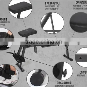 Exercise Curved Sit up Bench Home Gym Fitness Crossfit Sit up Bench thumbnail-6