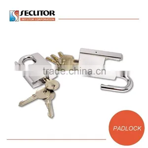 High Security Shackle Protected Brass Padlock thumbnail-5