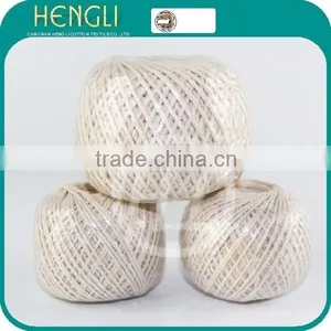 Raw White Recycled Dyed Cotton Yarn For Bundling thumbnail-1