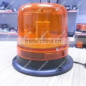 Magnetic Mount Rotating Emergency Warning Beacon Light Lamp LED Flashing Beacon With Cigarette Plug thumbnail-1
