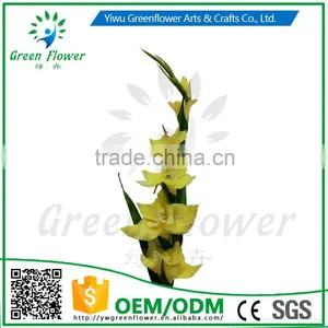 Greenflower 2016 Wholesale Real Touch Latex PU China Artificial Flowers Gladiolus for Wedding Decoration thumbnail-2