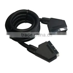 High Quality 21 Pin Male to Male Scart Cable Lead Fully Wired Video TV thumbnail-4