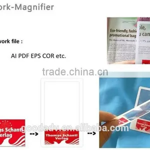 China Promotion Gift Credit Card Size Flexible Plastic Magnifiers thumbnail-1