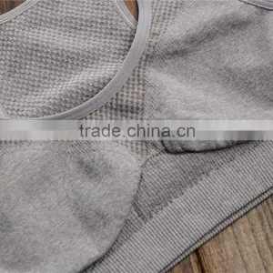 Women Hot Sale Crop Top Seamless Bra Underwear Without Padded Cup thumbnail-5