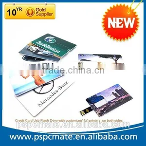 Credit Card Design USB 2.0 Flash Drive 4GB 8GB 16GB 32GB thumbnail-1