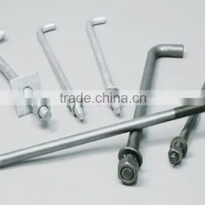 L Shape Zinc Plated 1/2-13 Anchor Bolt thumbnail-1