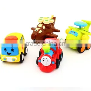 Funny 1PCS Vehicle Model Free Wheel Plastic Diecast Kids Toys Car thumbnail-2