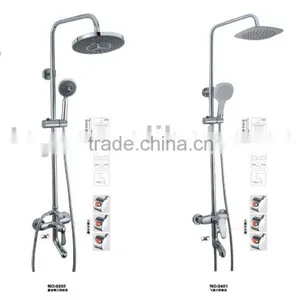 Led Shower Heads Set Shower Mixer Waterfall Shower Shampoing Corner Bath Shower Sets Cixi Ningbo Bath Shower Sets thumbnail-1