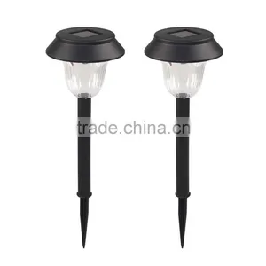 2Pcs Solar Power LED White Light Ground Insert Sense Lamp for Garden Pathway Lawn Decoration Built-in Light Source Sensor thumbnail-1